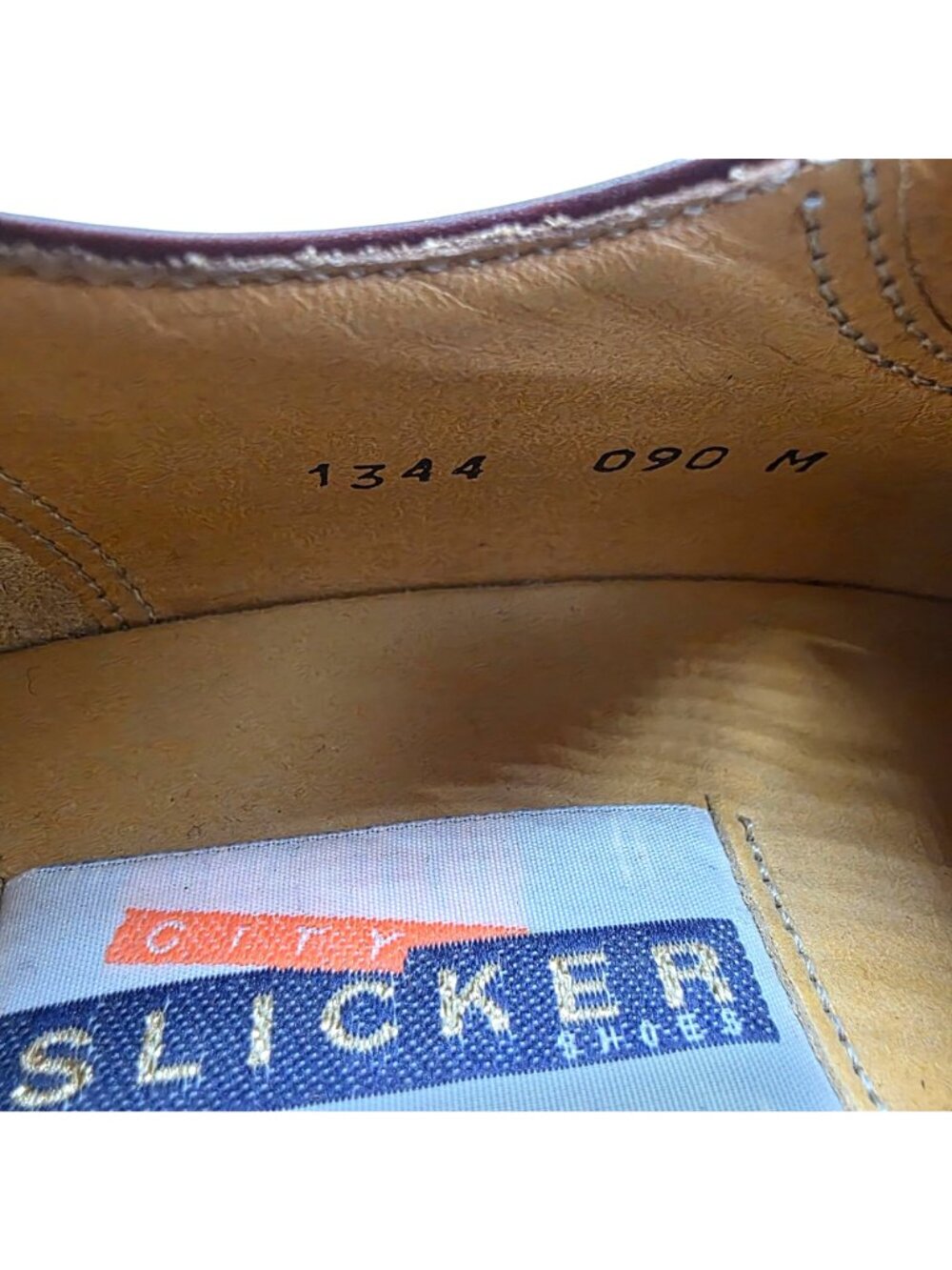 NEW Vintage Exotic Ostrich Leg Dress Shoes City Slicker Brown Mens 8M Oxfords - Picture 13 of 13